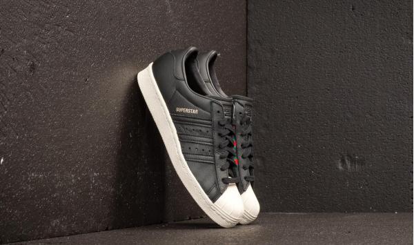 adidas Superstar 80s Core Black/ Green/ Red