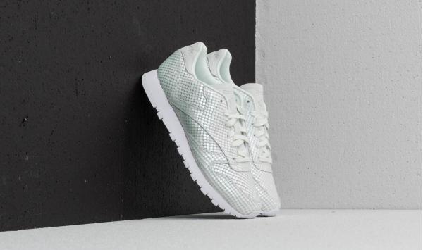 Reebok Classic Leather Textural Cloud Grey/ White/ Iridesct