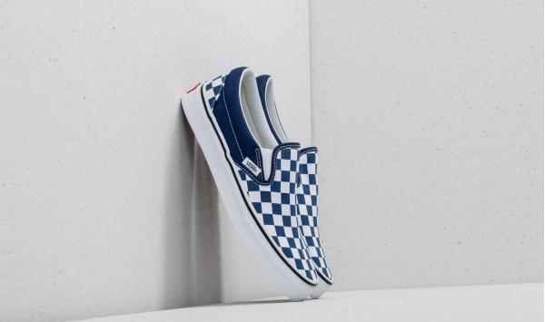Vans Classic Slip-On (Checkerboard) Estate Blue