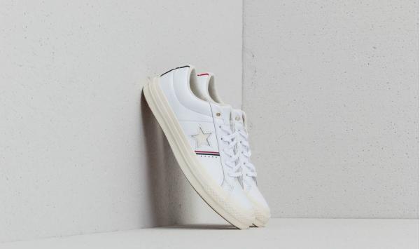 Converse One Star Ox White/ Enamel Red/ Egret