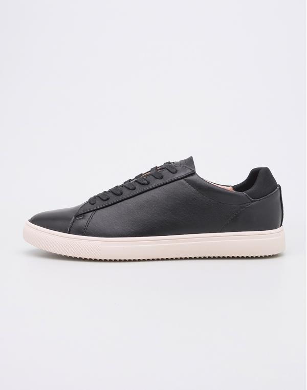Clae Bradley Black Milled Tumbled Leather 46