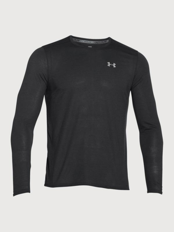 Tričko Under Armour Threadborne Streaker LS Černá