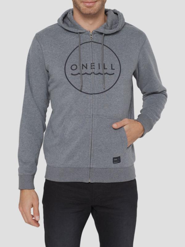 Mikina O´Neill LM PCH YAMBAO FULL ZIP SWEAT Šedá