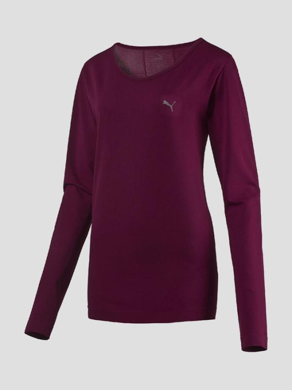 Tričko Puma The ZONE Heather Top W Magenta Purple Červená