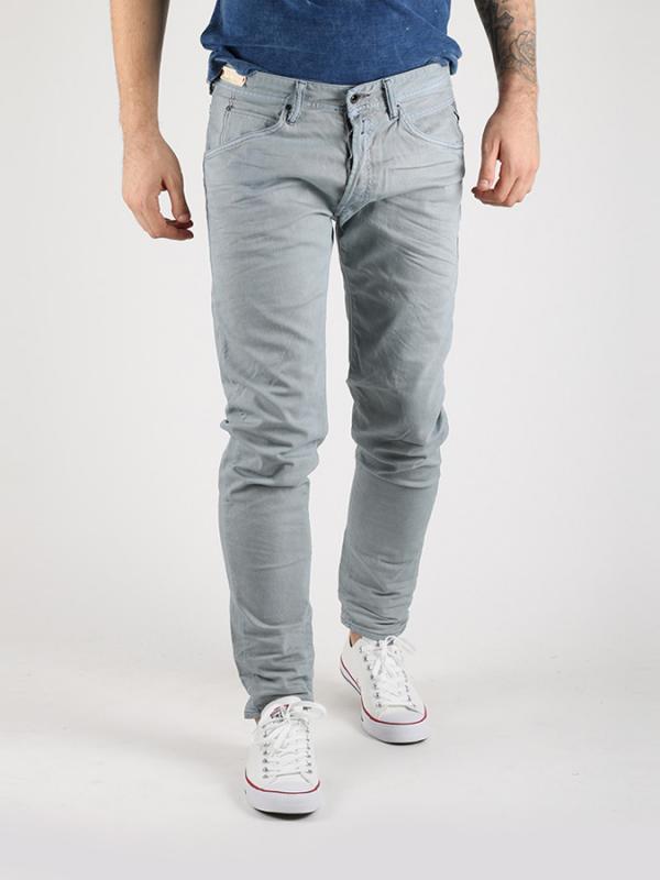 Džíny Replay 9.5 OZ BULL STRETCH DENIM Šedá