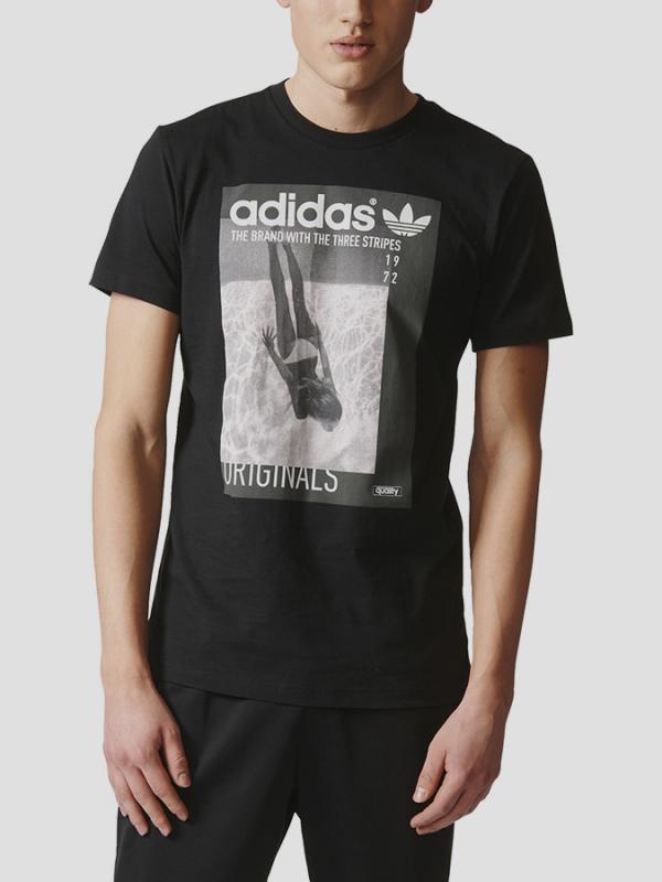 Tričko adidas Originals GIRL TEE Černá