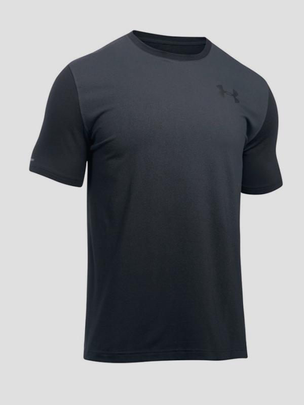 Tričko Under Armour Left Chest Spray Gradient SS Černá