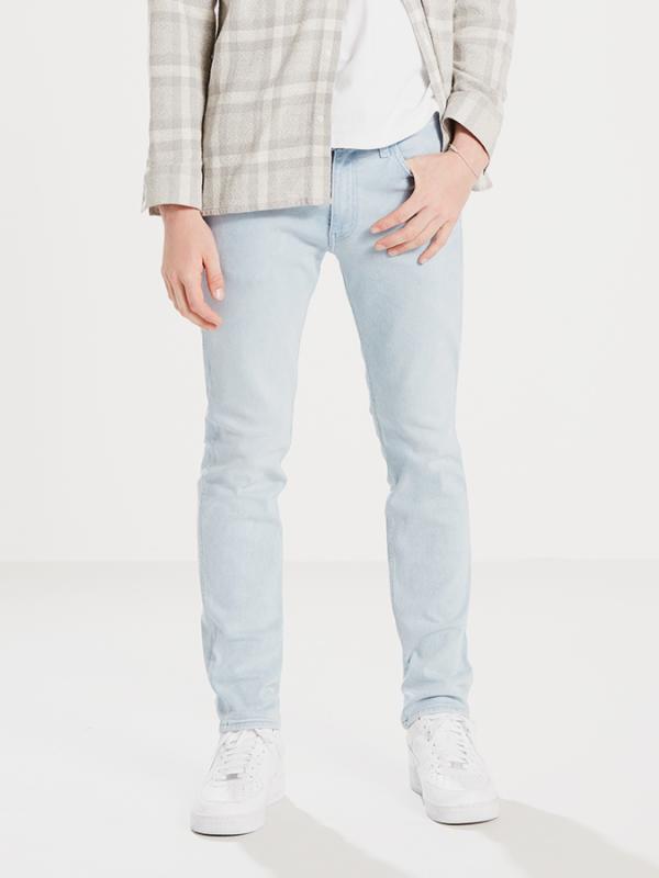 Džíny LEVI'S L8 Slim Straight Break Stretch L8 Modrá