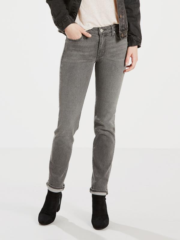 Džíny LEVI'S 712 Slim Buying Time Šedá