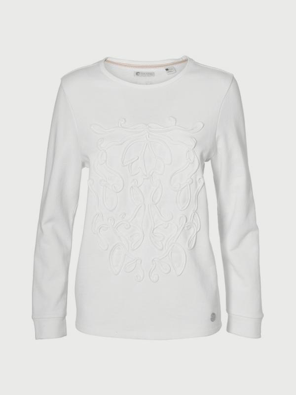 Mikina O´Neill Lw Lace Detail Crew Sweatshirt Bílá