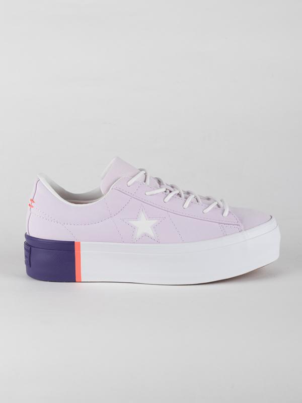 Boty Converse One Star Platform OX Béžová