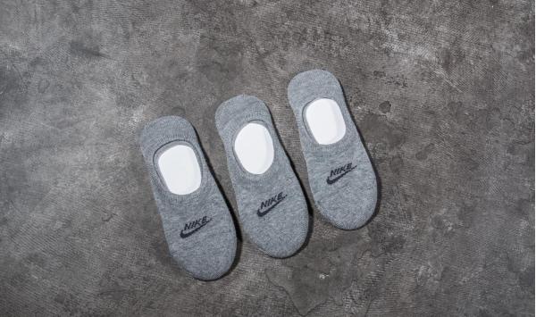 Nike Sportswear 3 Pack Footie Medium Grey Heather