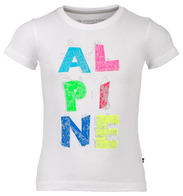 ALPINE PRO AXISO 2 NEUTRÁLNÍ / ZEMITÁ Dětské Triko 92-98