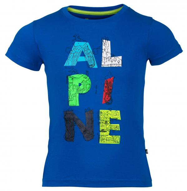 ALPINE PRO AXISO 2 MODRÁ / TYRKYSOVĚ MODRÁ Dětské Triko 116-122