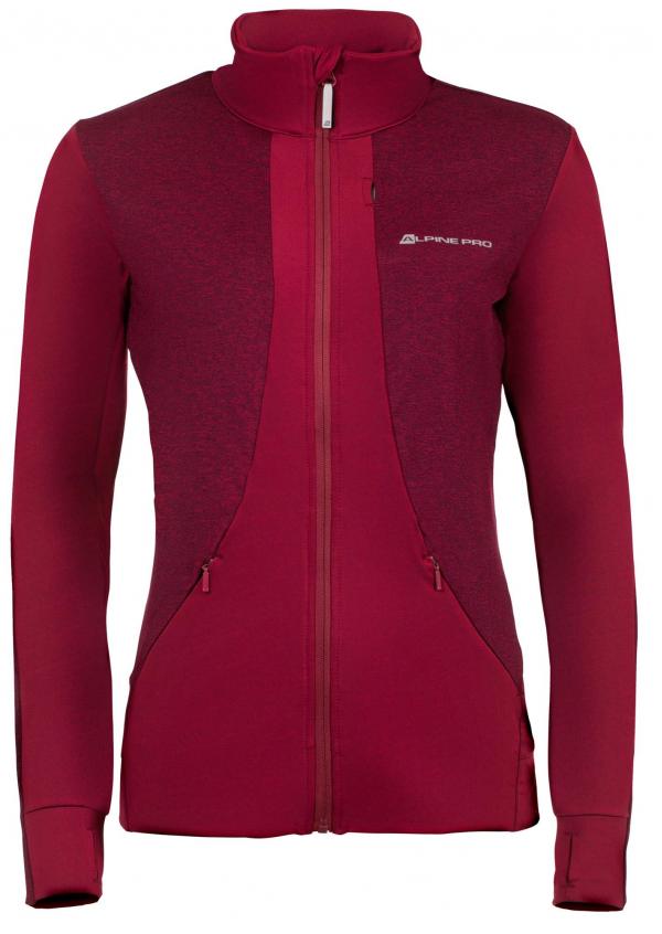 ALPINE PRO LALLA 2 RŮŽOVÁ / FIALOVÁ Dámská Mikina XS