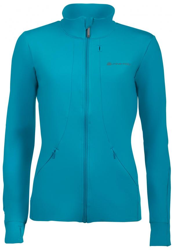 ALPINE PRO LALLA 2 MODRÁ / TYRKYSOVĚ MODRÁ Dámská Mikina XS