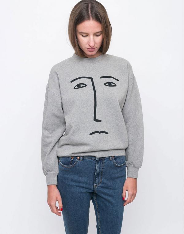 Thinking MU FACE GRAY MELANGE L
