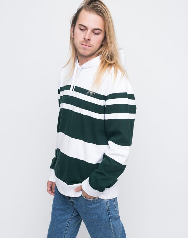 Carhartt WIP Hooded Orlando Orlando Stripe, White / Tasmania XL
