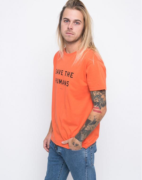 Thinking MU SAVE THE HUMANS ORANGE TIGERLILY XL