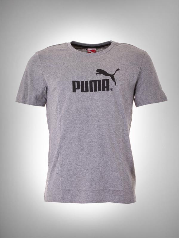 Tričko Puma Heather black Šedá