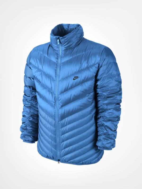 Bunda Nike CASCADE DOWN JACKET Modrá