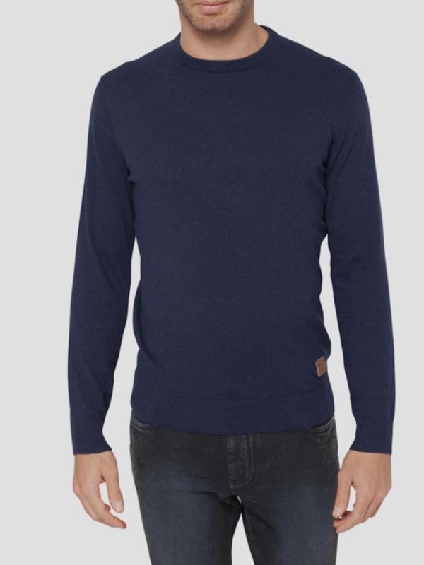 Svetr O´Neill LM HALF MOON PULLOVER Modrá