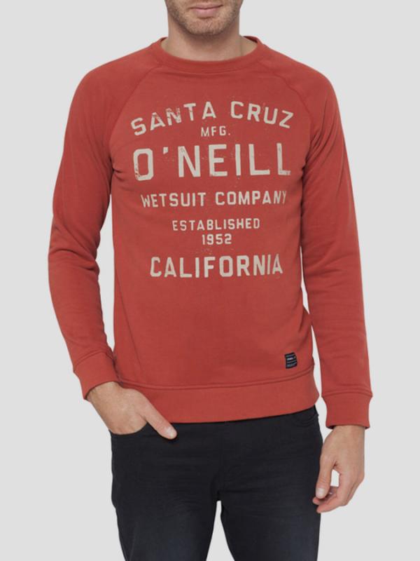 Mikina O´Neill LM SANTA CRUZ CREW SWEAT Červená