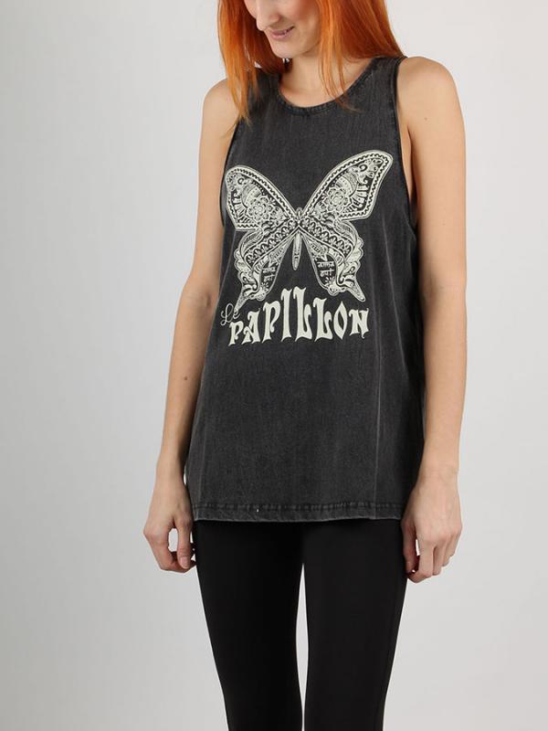Tílko O´Neill LW ANNA SUI FLUTTER TANKTOP Černá