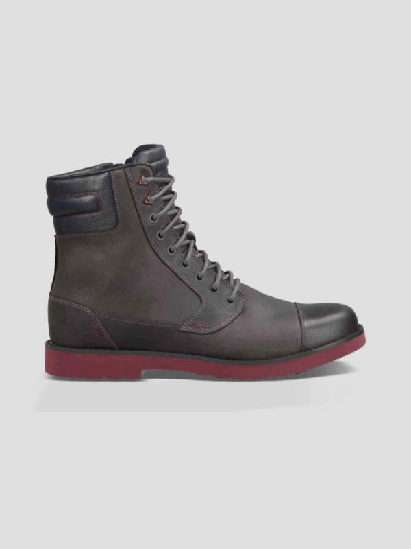 Boty Teva M MASON TALL - LEATHER Šedá