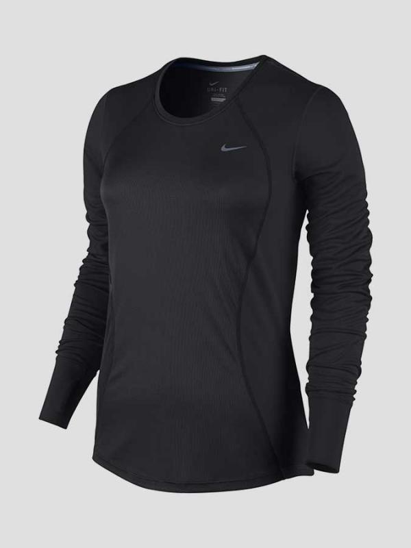 Tričko Nike RACER LONG SLEEVE Černá