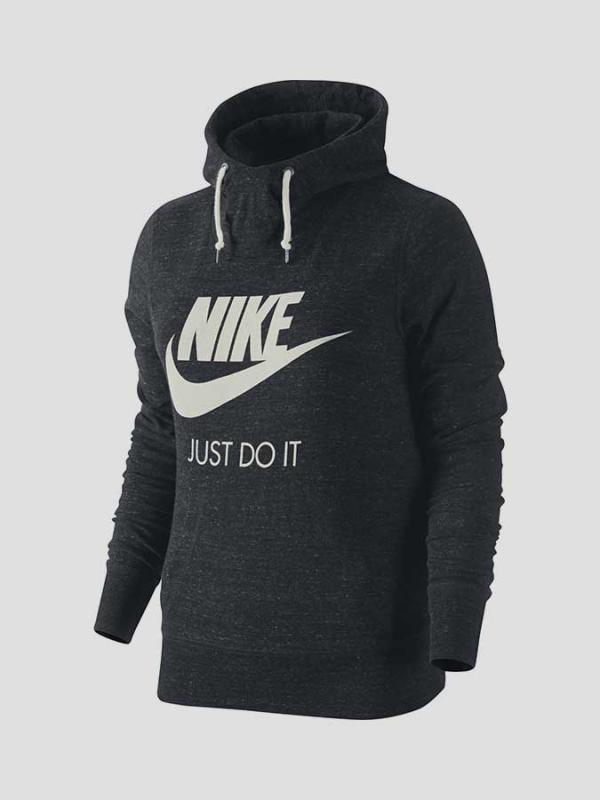 Mikina Nike GYM VINTAGE HOODY Černá