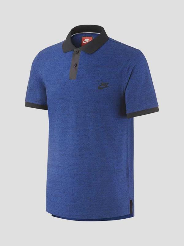 Tričko Nike BONDED POLO Modrá
