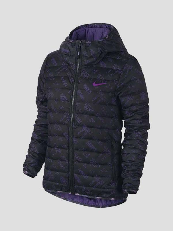 Bunda Nike VICTORY 550 HOOD JKT-AOP Fialová