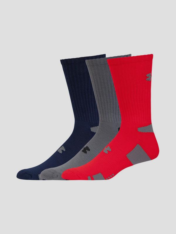 Ponožky Under Armour Heatgear 3 Pack Crew Barevná
