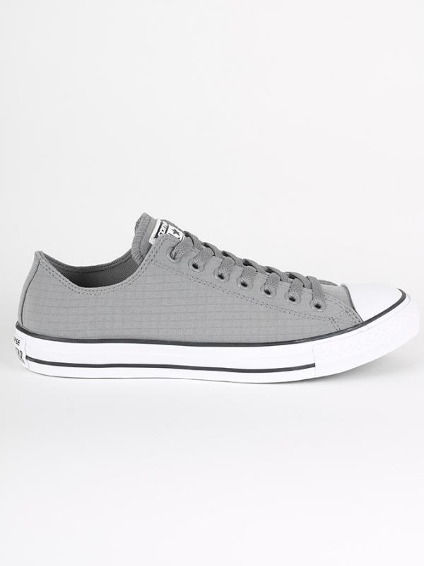 Boty Converse Chuck Taylor All Star OX Perf Ripstop Šedá