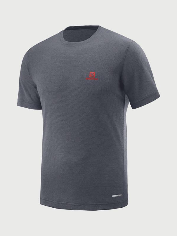 Tričko Salomon Explore Ss Tee M Šedá