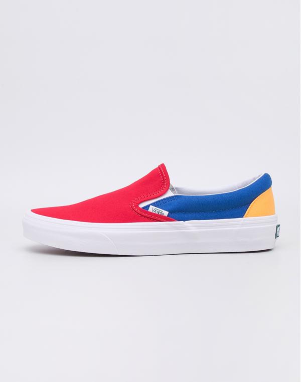 Vans Classic Slip-On (Vans Yacht Club) Red/Blue/Yellow 42