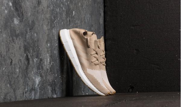 adidas Swift Run Primeknit Raw Gold/ Off White/ Ftw White