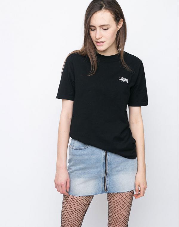 Logo tee Stussy Basic Black