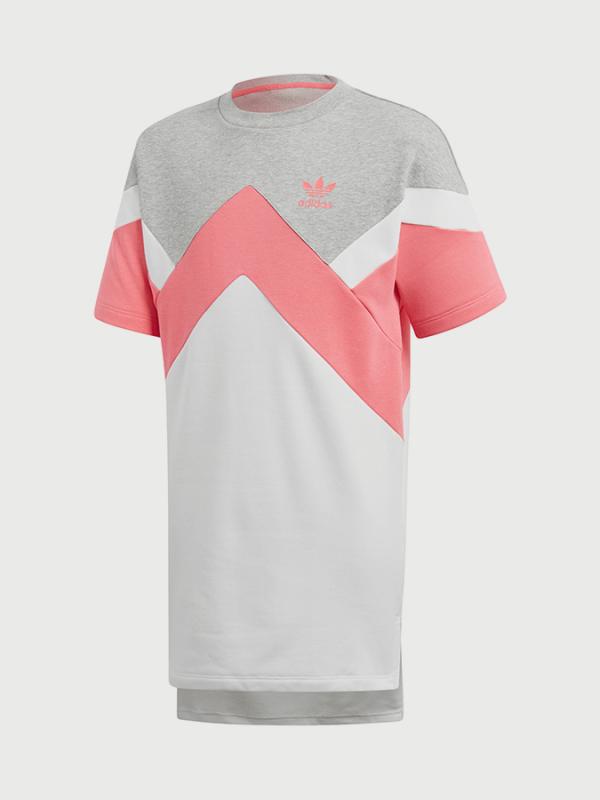 Šaty adidas Originals J M Ft Tdress Bílá