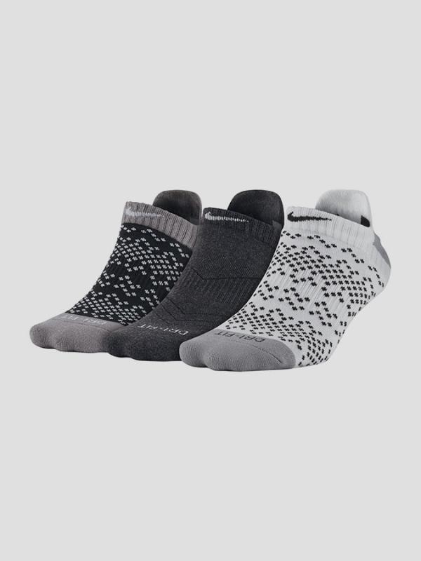 Ponožky Nike WOMEN'S DRI FIT GRAPHIC N 3 Pack Černá