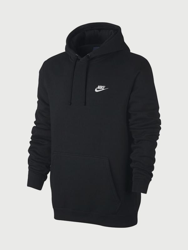 Mikina Nike M Nsw Club Hoodie Po Bb Černá