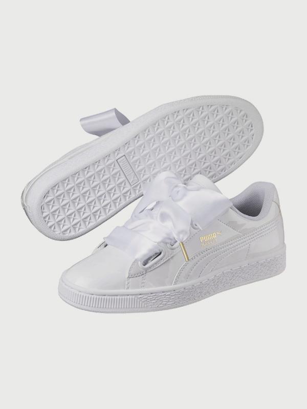 Boty Puma Basket Heart Patent Wn s Bílá