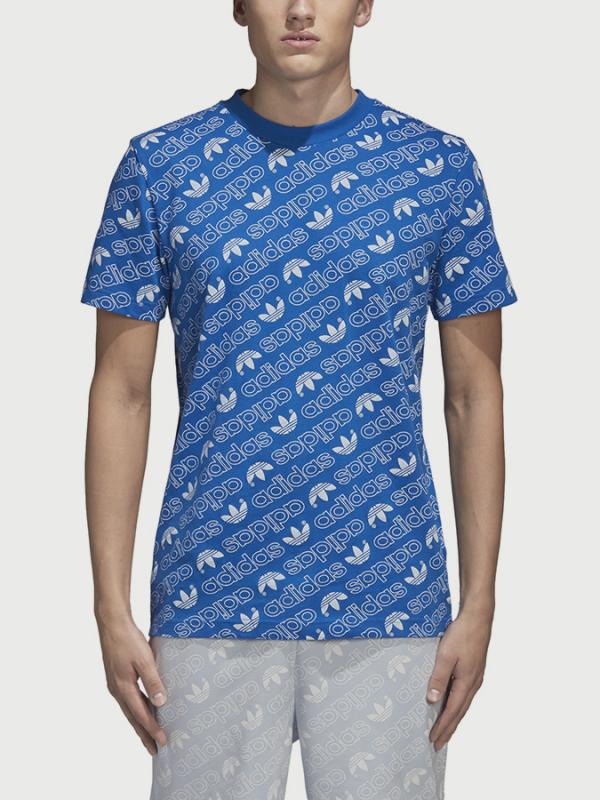 Tričko adidas Originals Aop Tee Modrá