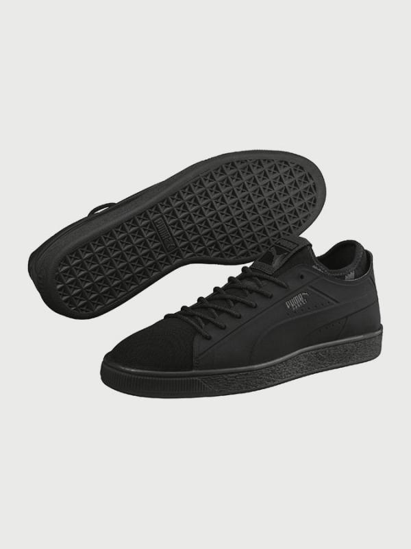 Boty Puma Basket Classic Sock Lo Černá