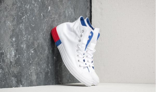 Converse Chuck Taylor All Star Hi White/ Red/ Blue