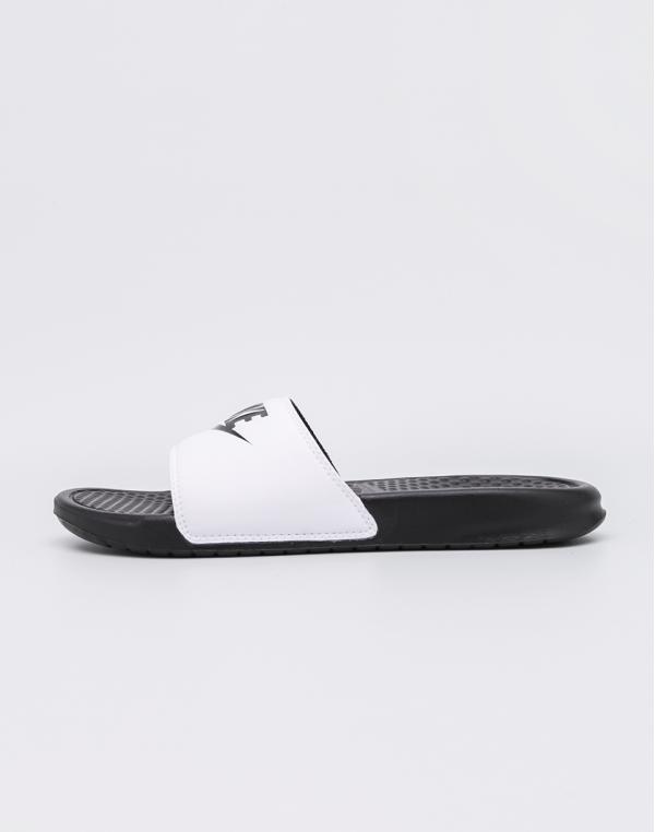Nike Benassi JDI White/ Black - Black 40