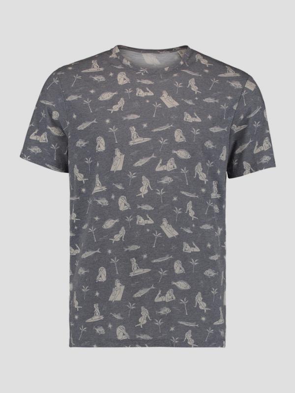 Tričko O´Neill LM ALOHA S/SLV T-SHIRT Šedá