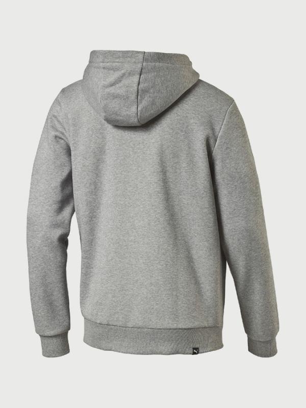 Mikina Puma Ess Fz Hoody, Fl Medium Gray Heather Šedá