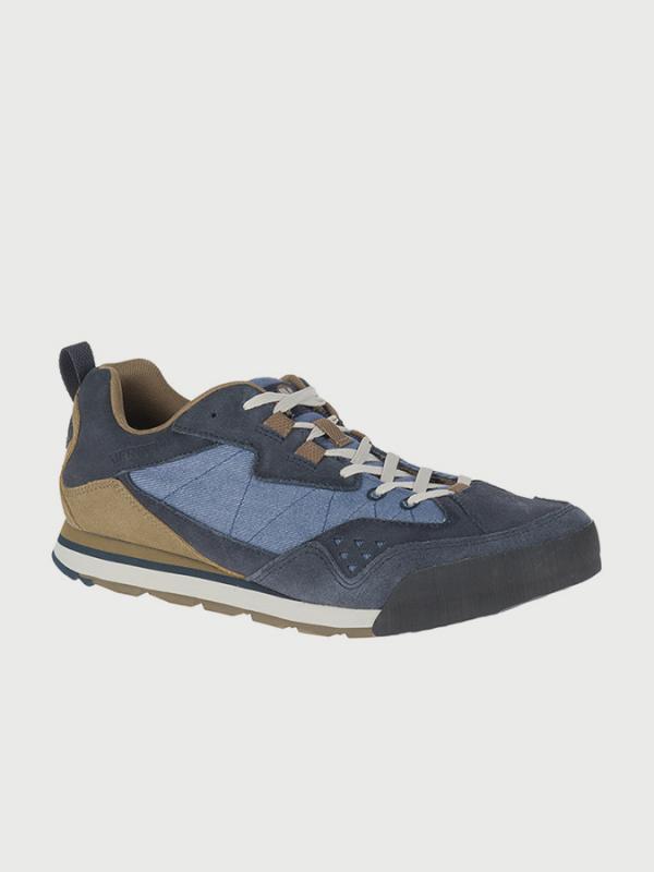 Boty Merrell Burnt Rock Tura Denim Low Modrá